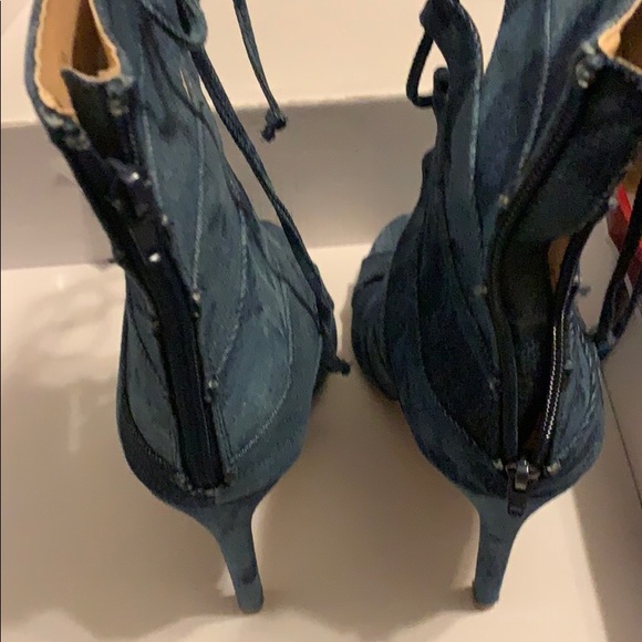 Liliana blue jeans heels - Picture 3 of 5